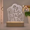 Hand getekende foto lamp liefde