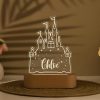 Kasteel nachtlampje met naam