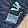 Skyline Groningen sleutelhanger met naam