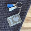 I love Delft sleutelhanger met naam