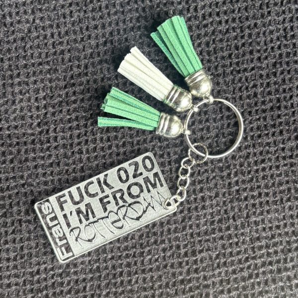 Fuck 020 i'm from Rotterdam sleutelhanger